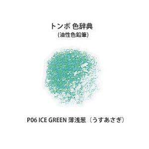 トンボ 色辞典 単色 P06 ICE GREEN 薄浅葱 (うすあさぎ)