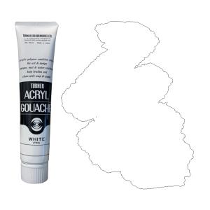 アクリルガッシュ ターナー 普通色 100ml 9-A ジェットブラック