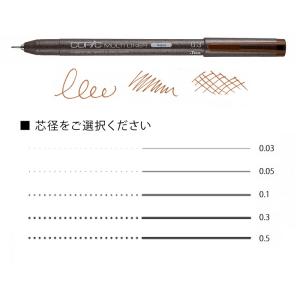 コピック COPIC マルチライナー ブラウン : カワチ画材ヤフー店