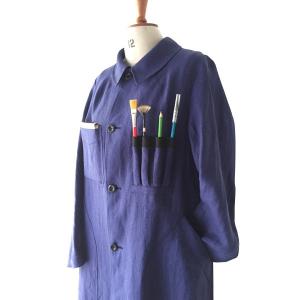 Scye 制服 作業服 Mercantile X 河内洋画材料店 Painter Painter Coat X Blue Ka カワチ画材ヤフー店