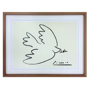 パブロ・ピカソ ポスター額装品 Dove of Peace IPP-60745 / 美工社｜kawachigazai