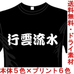 漢字おもしろTシャツ (5×6色) 初志貫徹Tシャツ 四文字熟語 ユニークな