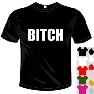 おもしろTシャツ BITCH ビッチTシャツ ユ...の商品画像