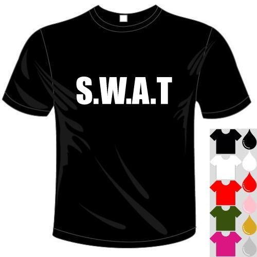 ミリタリードライTシャツ (5×6色) SWAT(スワット)Tシャツ サバゲー ユニークなメッセージ...