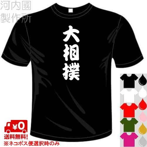 スポーツ 漢字 おもしろTシャツ (5×6色) (ドライ加工) 大相撲 送料無料 河内國製作所