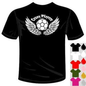 クレイジープレイヤーズTシャツ (5×6色) おもしろTシャツ サッカーTシャツ 送料無料 河内國製作所｜kawachinokuni-s