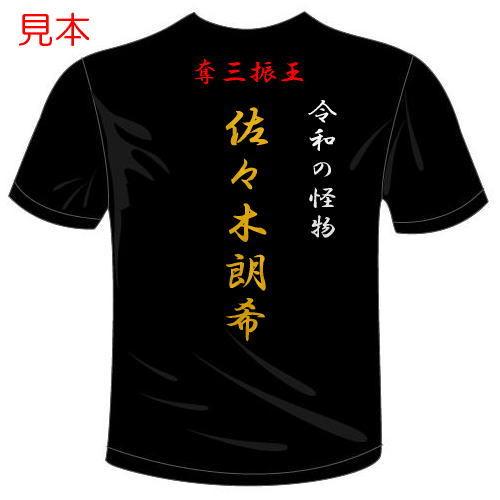 おもしろTシャツ セミオーダーメイド 簡単に作れる特攻服系オリジナルTシャツ (5×6色) バックプ...