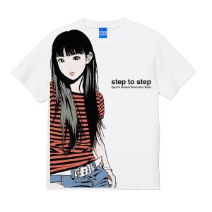 江口寿史　Ｔシャツ「ボーダーガール」