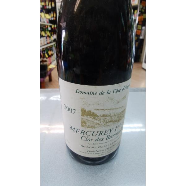 メルキュレ プルミエクリュ ルージュ クロ・デ・バロー デヴィノーブルゴーニュ赤ワイン2007年 7...