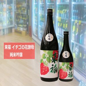 来福 らいふく 純米吟醸 イチゴ 720ml 茨城 来福酒造｜川出酒店ヤフーSHOP