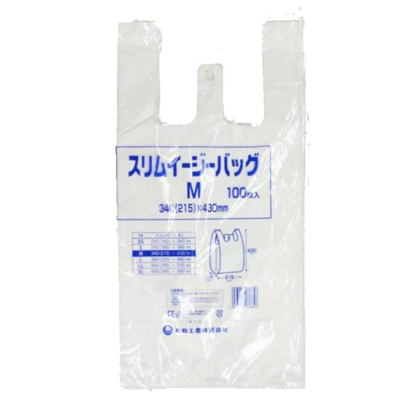 手提げ袋　Mサイズ（３５号）　１００枚入　福助工業