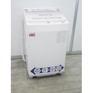 シャープ製/2021年式/7kg/全自動洗濯機/ES-T713-T : 6101829  