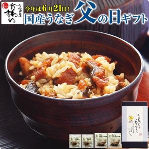 父の日 ギフト 国産 うなぎ 蒲焼き きざみ大盛り2食と肝吸...
