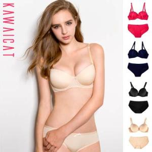 送料無料 ブラジャー ショーツ セット レディース 盛りブラ 下着 インナー 女性 ランジェリー 4ｃｍ パット付き  補正 セクシー rz1675｜kawaicat