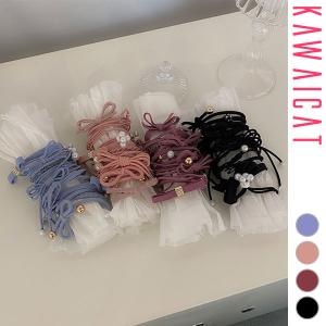 ヘアゴム 12点セット ヘアアクセサリー 髪留め おしゃれ おとな 子供 シンプル 上品 かわいい ポイント メール便可 to22565｜kawaicat