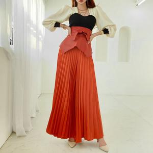 パンツ レディース ボトムス ワイドパンツ プ...の詳細画像4