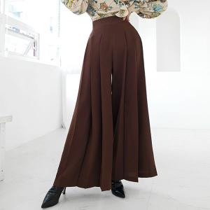 パンツ レディース ボトムス ワイドパンツ プ...の詳細画像4