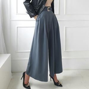 パンツ レディース ボトムス スラックス ワイ...の詳細画像5