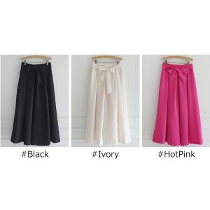 ワイドパンツ レディース パンツ ボトムス ガ...の詳細画像1