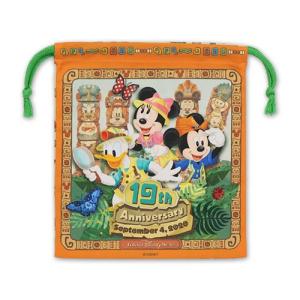 ミッキー　ミニー　ドナルド　きんちゃく　ディズニーシー19周年　グッズ　トレイル　キャラクター　ディズニーシー　限定　お土産　プレゼント　TDL