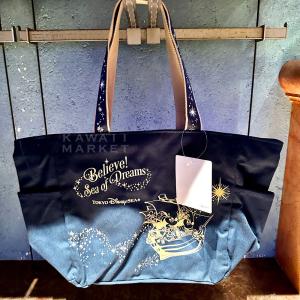 トートバッグ ネイビー ビリーヴ シーオブドリームス グッズ キャラクター ディズニーシー 限定 お土産 プレゼント Tdl Tds Km22 R Kawaii Market 通販 Yahoo ショッピング
