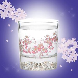色が変わる冷感グラス 里桜 ロックグラス 21...の詳細画像2