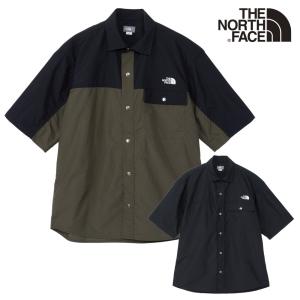 ノースフェイス アウトドア ウェア メンズ ショートスリーブヌプシシャツ NR22331 ニュートープ／ブラック