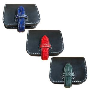 革財布 ミニ財布 コンパクト財布 メンズ 本革 サドルレザー