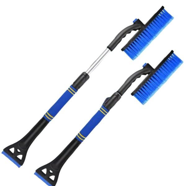 スノーブラシ スノースクレーパー アイススクレーパー 多機能 自動車 除雪ブラシ 雪かき 除雪 除霜...