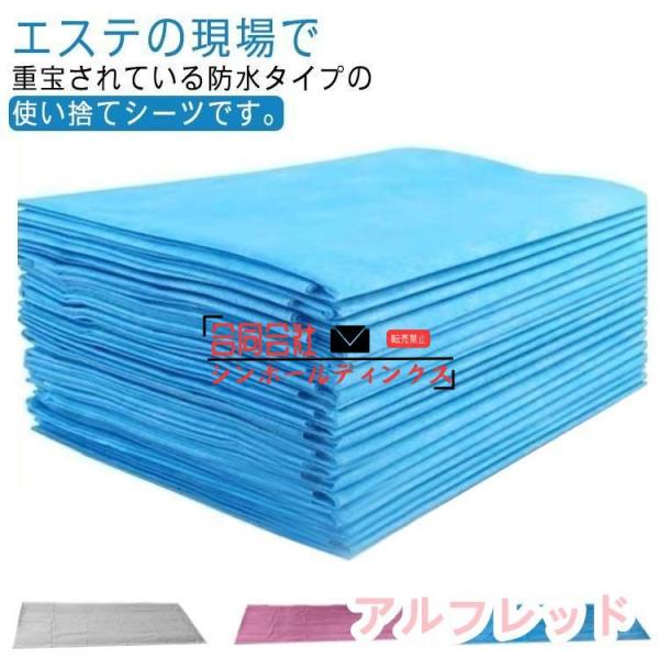 使い捨てシーツ 60枚入 ベッドシーツ 不織布 防水加工 油よけ 耐油 ベッドシート 幅80×長さ1...