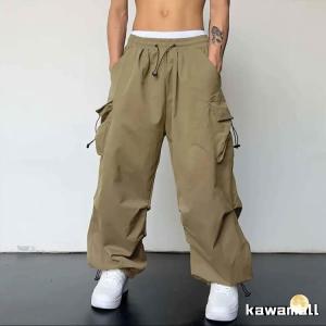 カジュアルパンツ カーゴパンツ レディース ミ...の詳細画像3