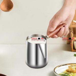コーヒーポット 木製ハンドル ティーポット ス...の詳細画像3