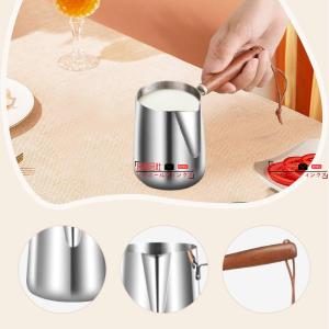 コーヒーポット 木製ハンドル ティーポット ス...の詳細画像4