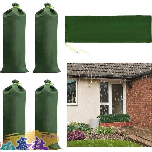 5枚組 土嚢 防水 土のう袋 砂入り袋 耐候性 ロング 洪水防止 キャンバス ドアや窓用 再利用可能...