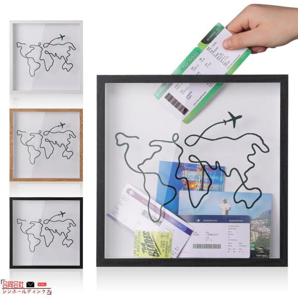 トラベルアドベンチャー アーカイブ シャドウボックス 思い出用 コンサート トラベル チケット スタ...