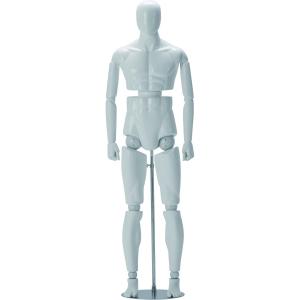 ホワイトマネキン 可動式腕 約170cm ABS製 婦人全身腰受けリアルマネキン 可動腕: 陳列・ディスプレイ用品