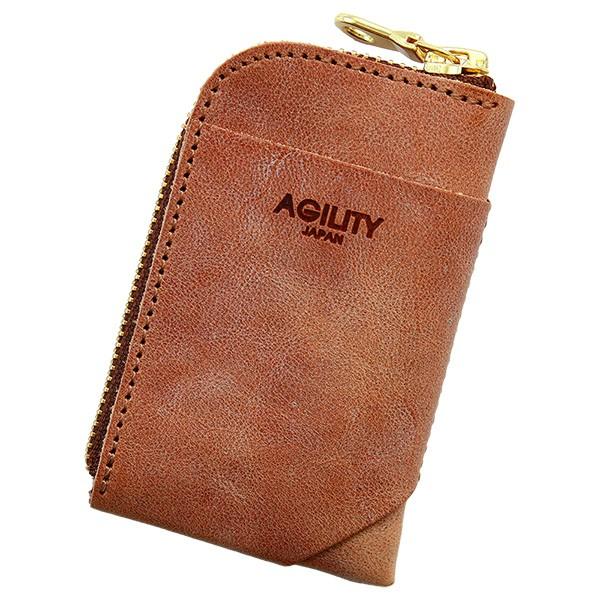 キーケース カードケース 一体 ICカード パスケース 牛革 定期入れ メンズ レディース 本革 A...