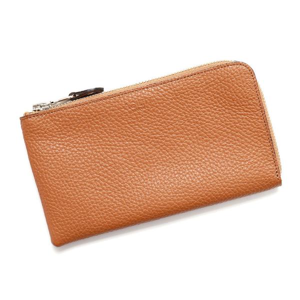 長財布 L字ファスナー スリット 10枚 コンパクト 縦 革 薄型 スリム AGILITY affa...