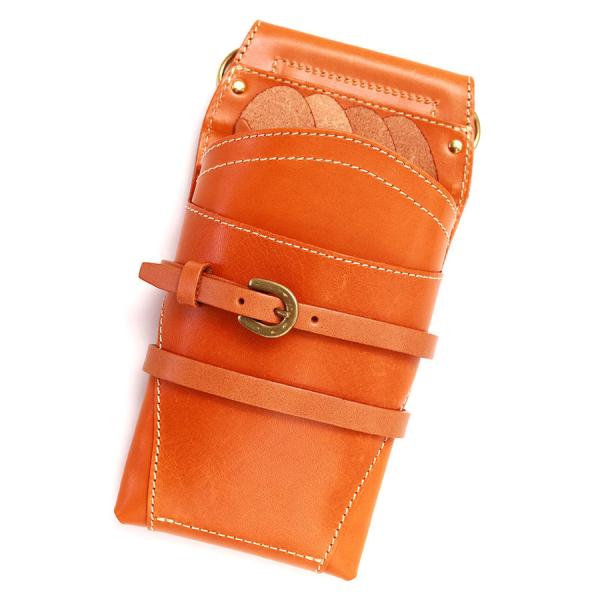 シザーケース 4丁 美容師 スタイリスト 本革 トリマー 腰 斜め掛け 日本製 AGILITY Pr...