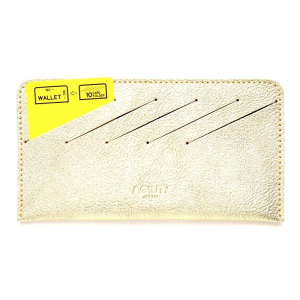 【ネコポス】カードフォルダー 10枚 インナーカードケース 長財布 薄型 横型 本革 AGILITY...