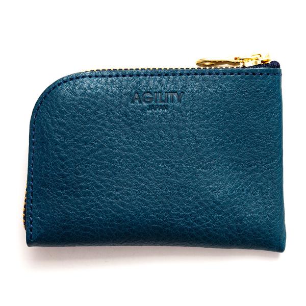 【ネコポス】ミニ財布 小銭入れ ワンアクション コンパクト ミニマリスト 革 本革 小さい AGIL...