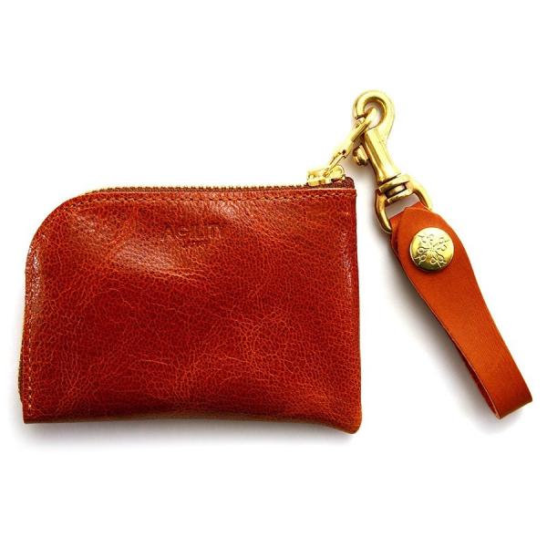 【ネコポス】コインケース カードケース 小銭入れ コンパクト ウォレット 山羊革 カラフル  AGI...