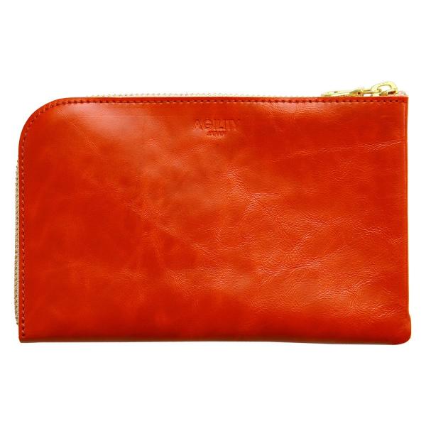 財布 ウォレット L字ファスナー パスポート スマートフォン ポシェット AGILITY affa ...