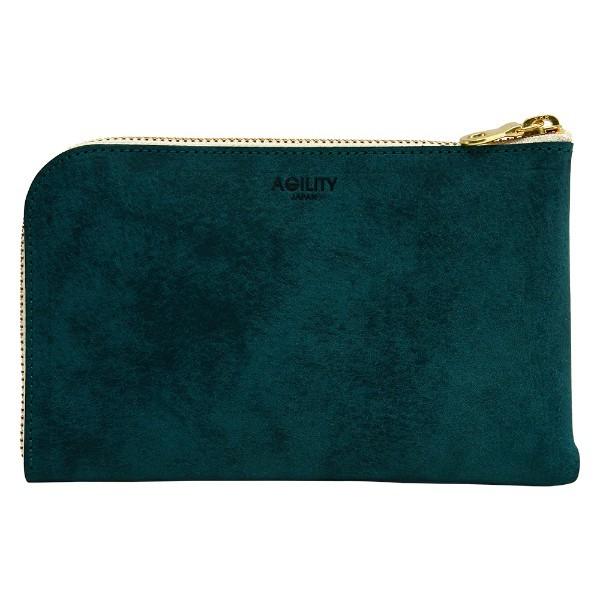 財布 ウォレット L字ファスナー パスポート スマートフォン パスポートケース ポシェット AGIL...