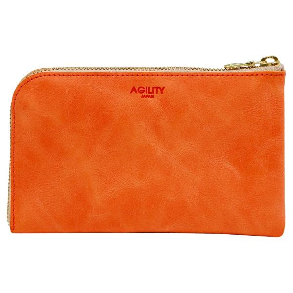 財布 ウォレット L字ファスナー パスポート スマートフォン パスポートケース ポシェット AGIL...
