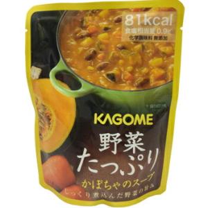 5年保存 カゴメ 野菜たっぷりかぼちゃのスープ  1箱[ 30食入]｜kawamoto-be-kan