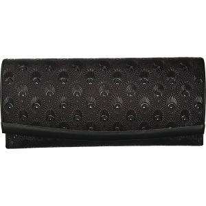 hisakoma！未使用品！印傳屋INDEN-YA長財布ぶどう黒 印傳屋（INDEN-YA） 印伝長財布 印傳屋上原勇七 INDEN-YA No.2311束