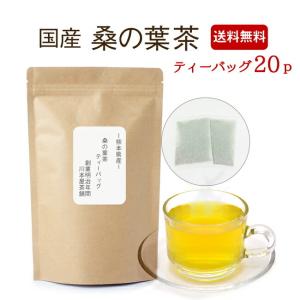桑の葉茶 ティーパック ティーバッグ ノンカフェイン 3g×20P｜kawamotoya