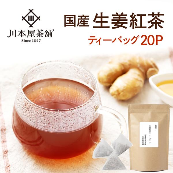 しょうが紅茶 20P ティーバッグ [再入荷] 送料無料 ティーパック 生姜