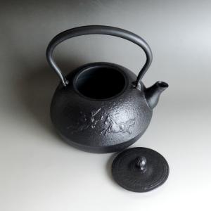 南部鉄瓶 馬肌 1リットル 南部鉄器 IH対応...の詳細画像4